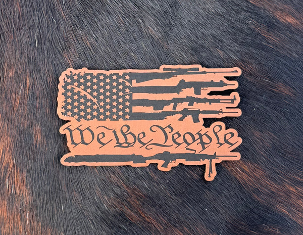 Engraved We The People Patch