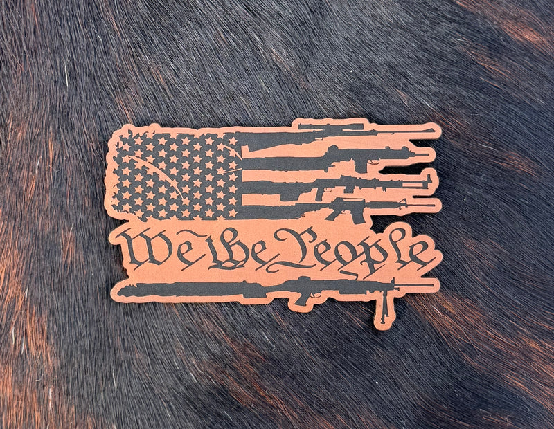 Engraved We The People Patch