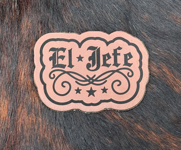 Engraved El Jefe Patch