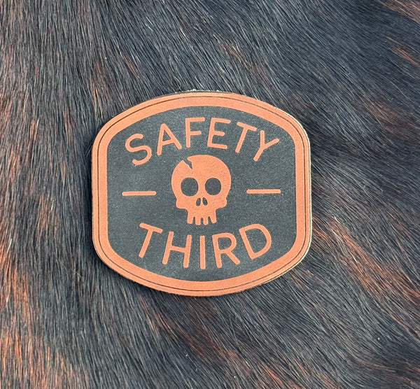 Engraved Safety Third Patch
