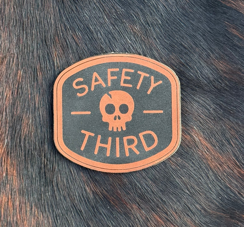 Engraved Safety Third Patch