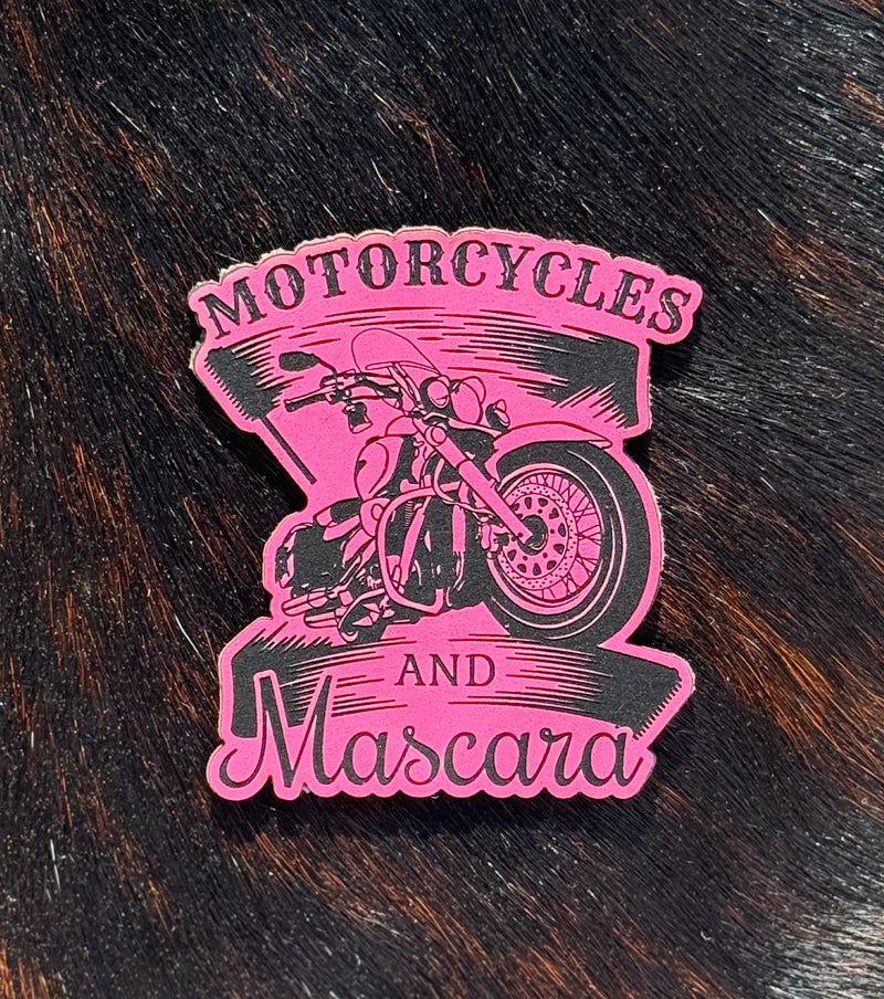 Engraved Motorcycles and Mascara Patch