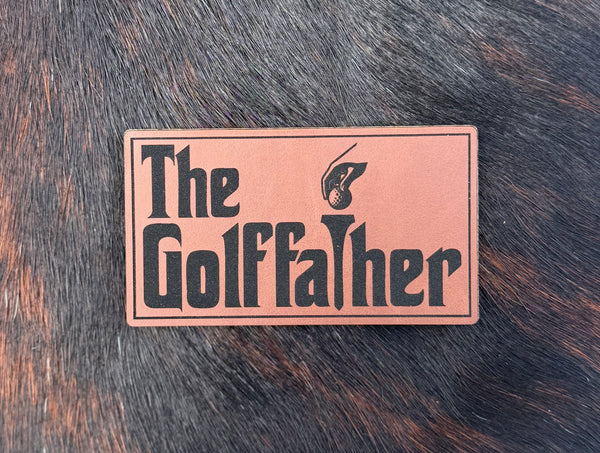 Engraved The Golffather Patch