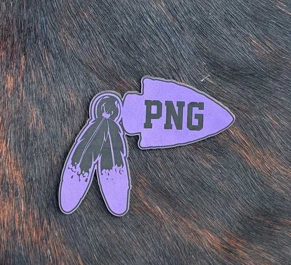 Engraved PNGHS Indians Patch