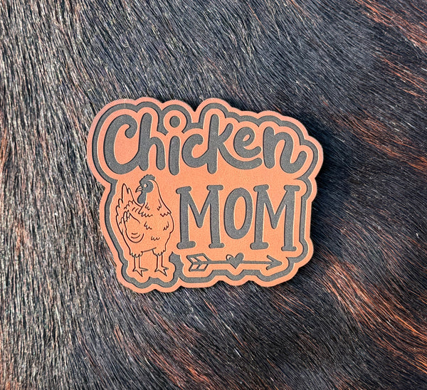 Engraved Chicken Mom