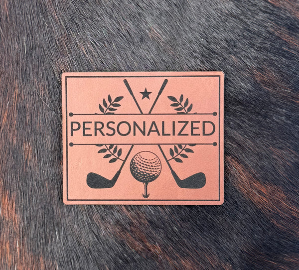 Engraved Personalized Golf Patch
