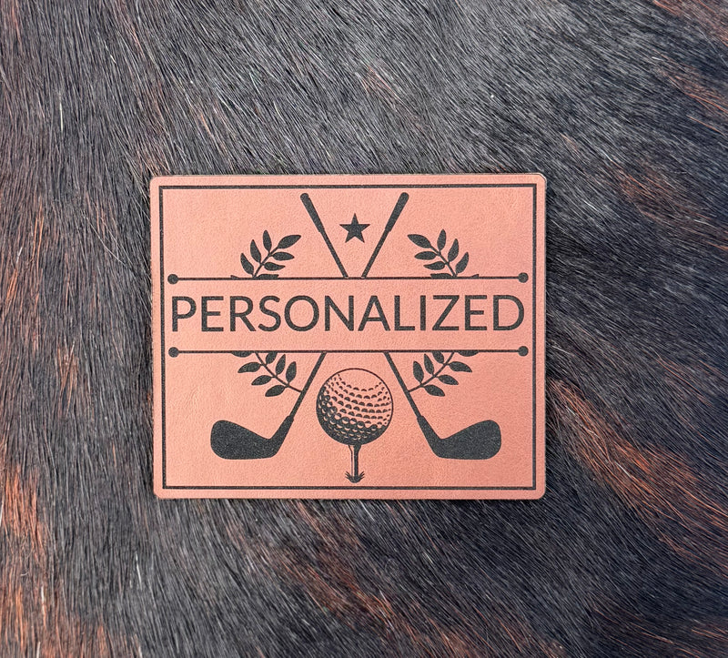 Engraved Personalized Golf Patch