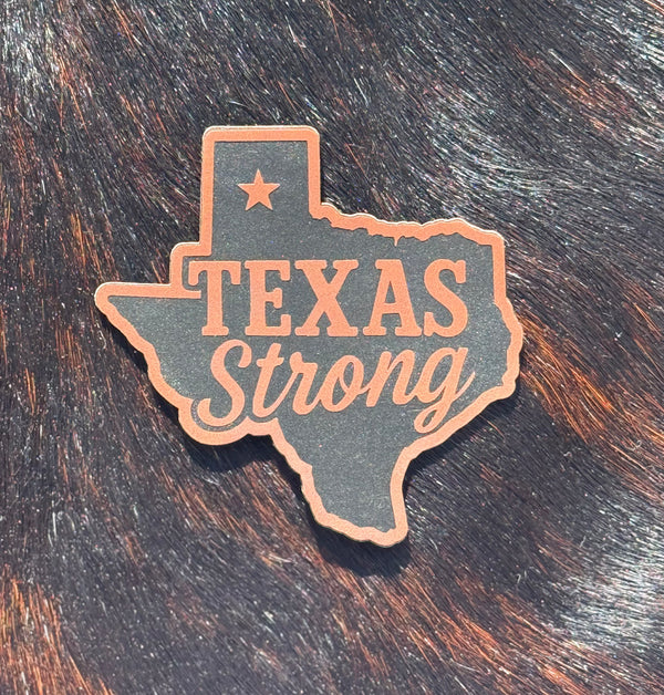 Engraved Texas Strong Patch