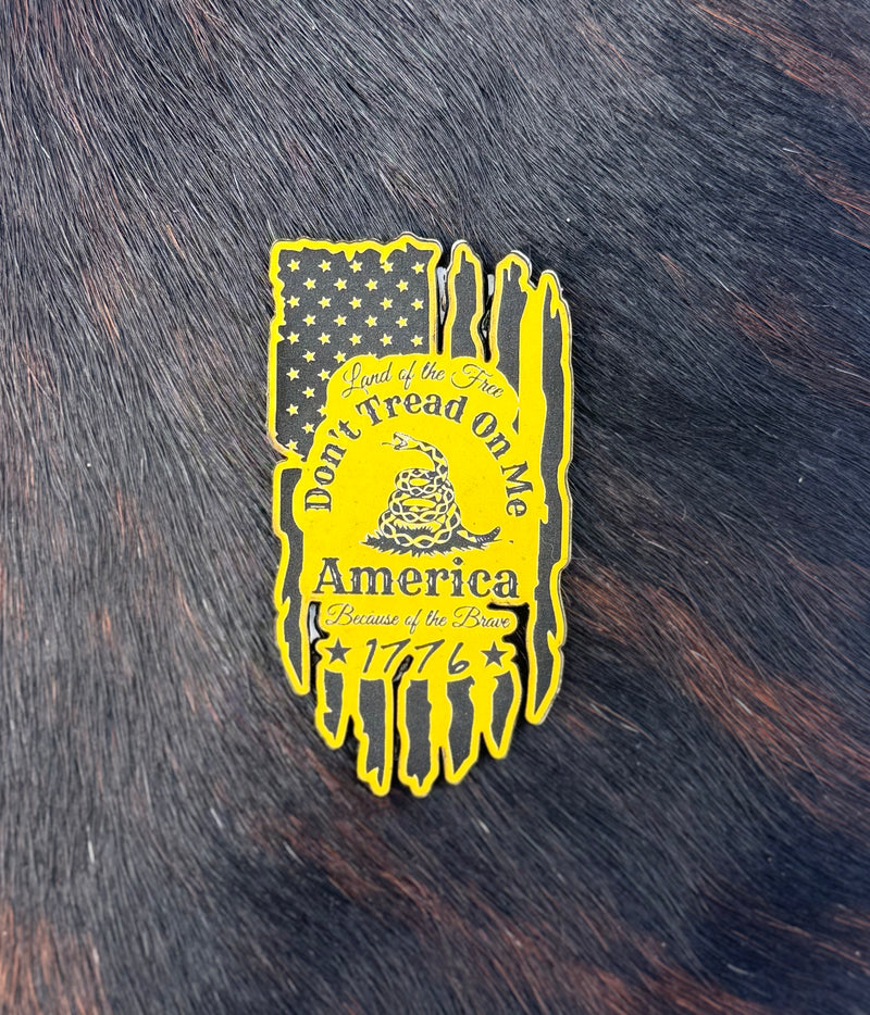 Engraved Don’t Tread On Me Patch
