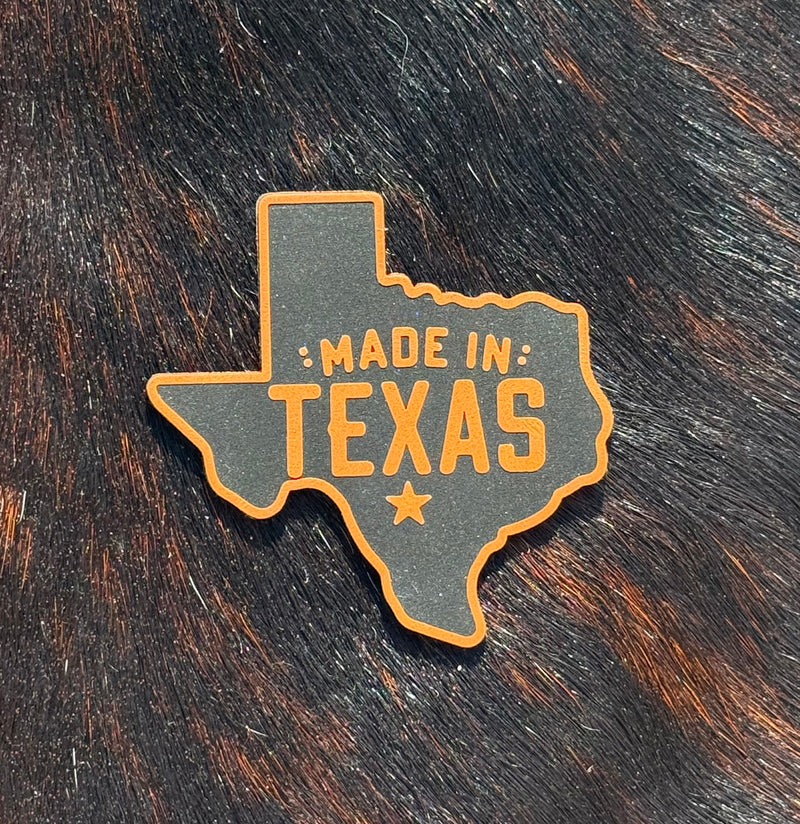 Engraved Made In Texas Patch