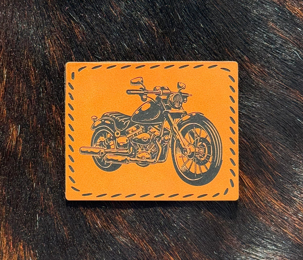Engraved Motorcycle Patch