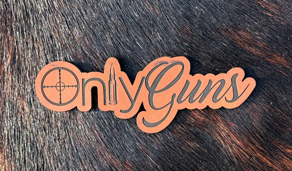 Engraved Only Guns Patch