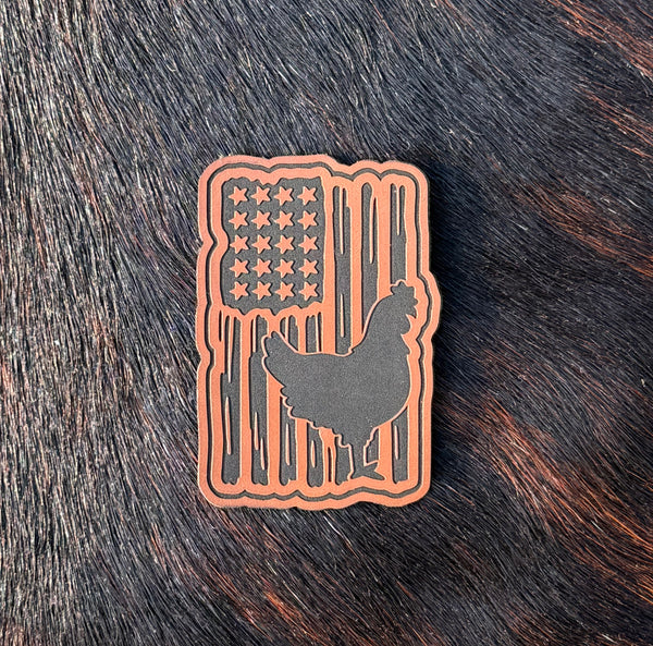 Engraved American Chicken
