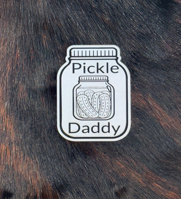 Engraved Pickle Daddy Jar Patch