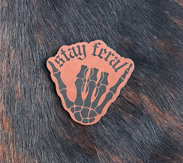 Engraved Stay Feral Patch
