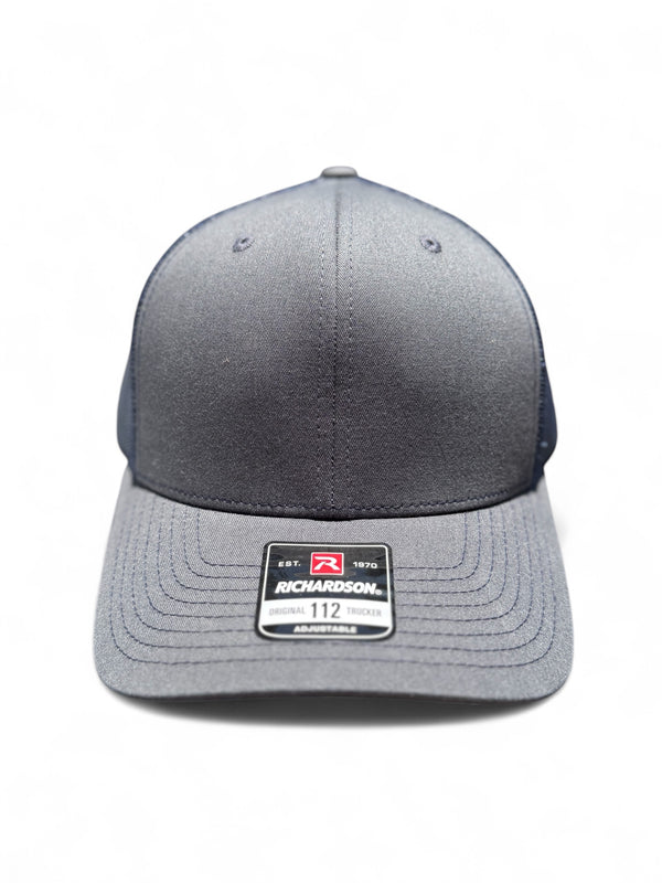 Richardson 112 Gray Front Dark Blue Back